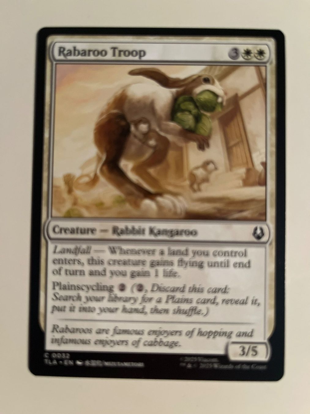 Magic The Gathering Cartes à collectionner: 1 x Rabaroo Troop - Magic: The Gathering - MtG – D'occasion à Kriens par Shadi1980