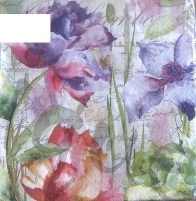Tovaglioli: Serviette blumen 25x25 (b261) 2Stk. – Nuovo (secondo la descrizione) da Schlatt TG venduto da kreativ-atelier