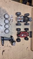 Zwei RC Autos 1 : 16, mit GT2 EVO Fernsteuerung gebraucht
