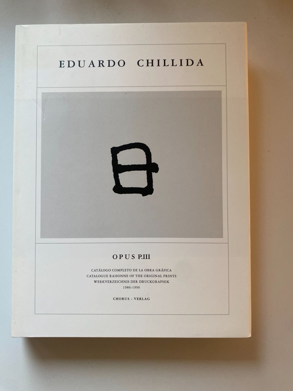 Bücher: Buch Eduardo Chillida, Opus P.III – Gebraucht aus Gümligen von Vicky2