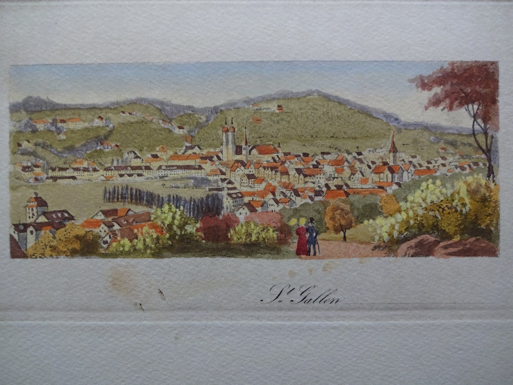 Incisioni: St.Gallen Kupferstich – Usato da Goldach venduto da armando_r