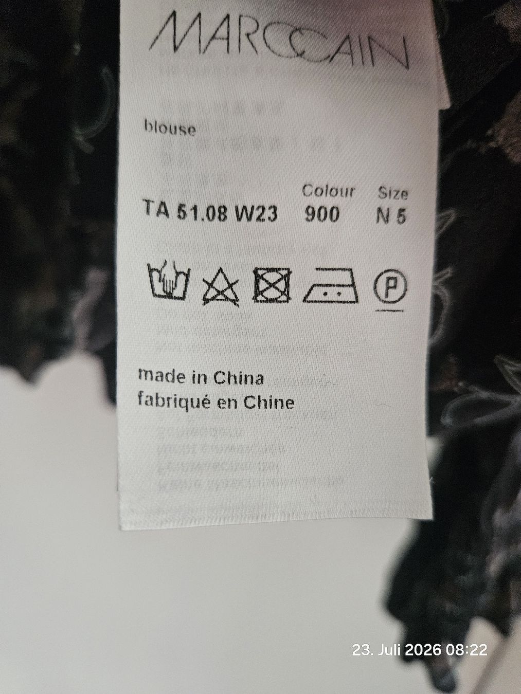 Marc Cain Camicette: MARCCAIN Bluse -  Grösse N5 – Usato da Bünzen venduto da Milly32 5