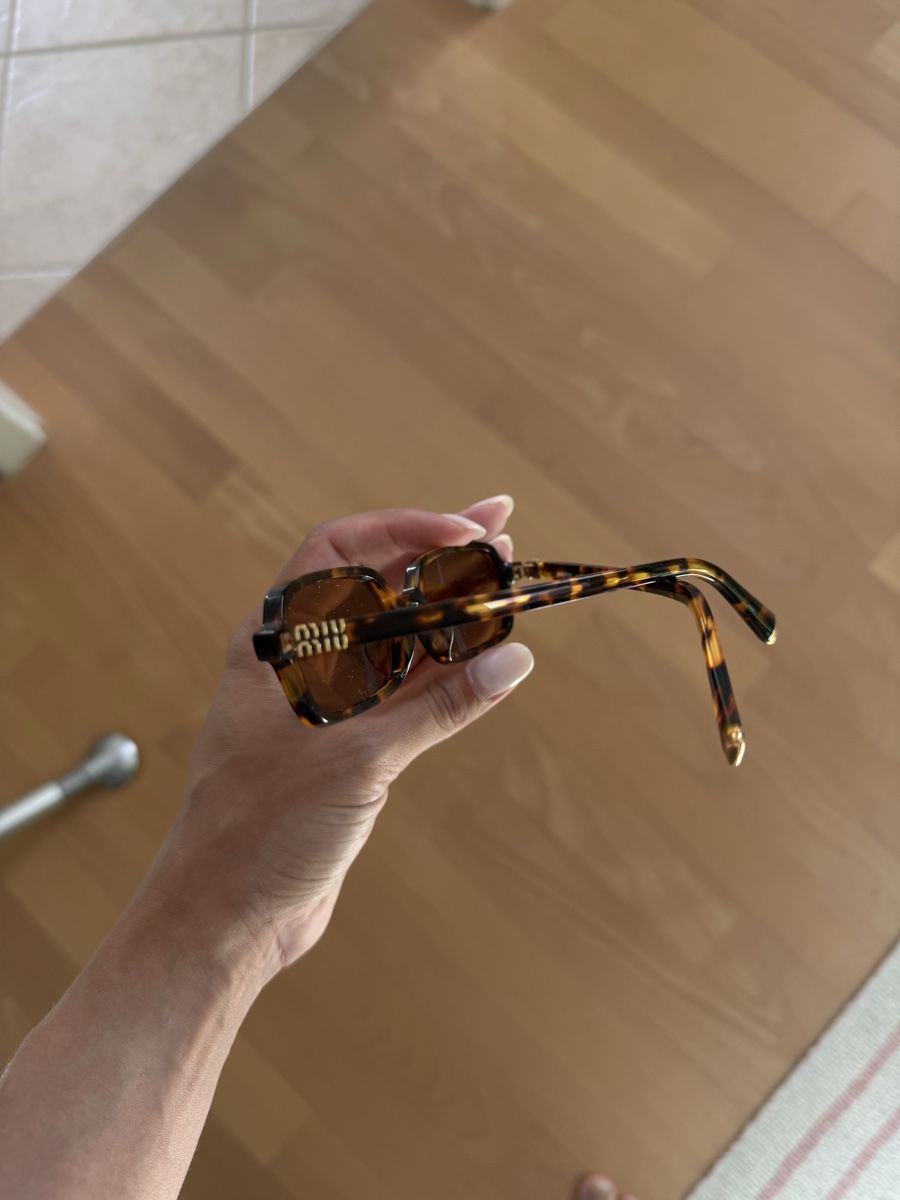 Miu Miu Lunettes & Verres: Miu Miu Sunglasses Tortoise Shell Square Frame Used – Neuf (Voir description) à Zürich par geraldinebiene 2
