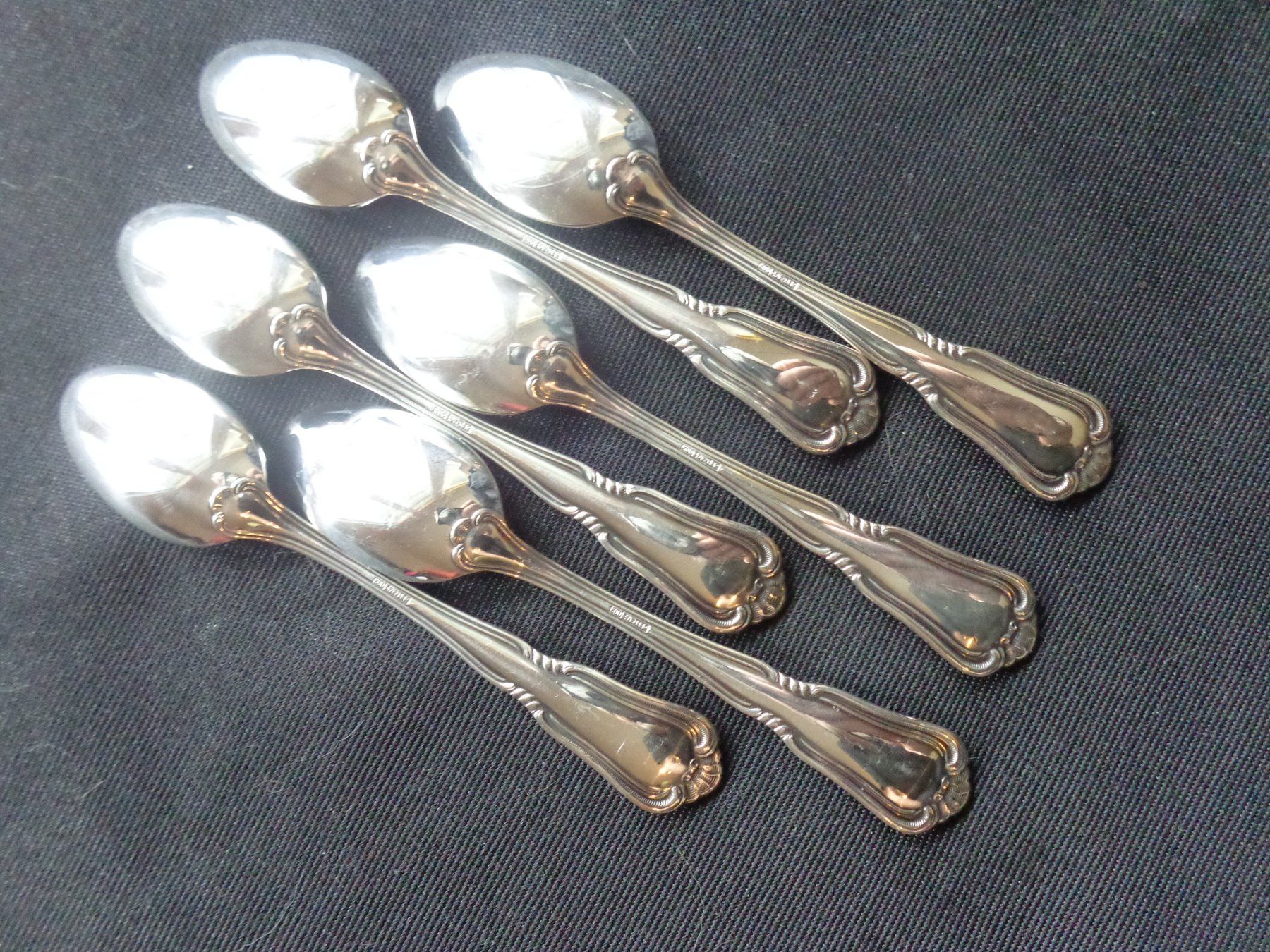 Jezler Cucchiai: * 6 X CUILLERES A CAFE JEZLER CHATELAINE ARG.800 COMME NEUF – Nuovo (secondo la descrizione) da Morges venduto da videcavegrenier 4