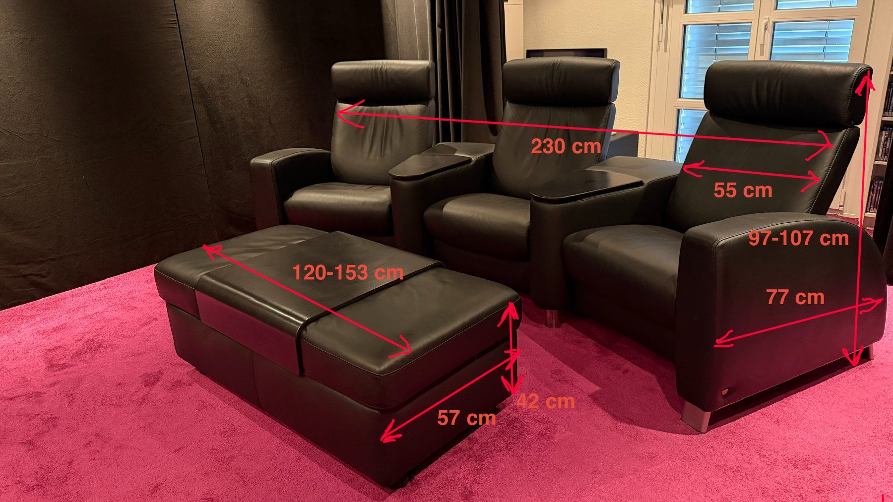 Heimkino: Heimkinosofa Stressless Arion 3-Sitzer – Gebraucht aus Burgdorf von maliku 7