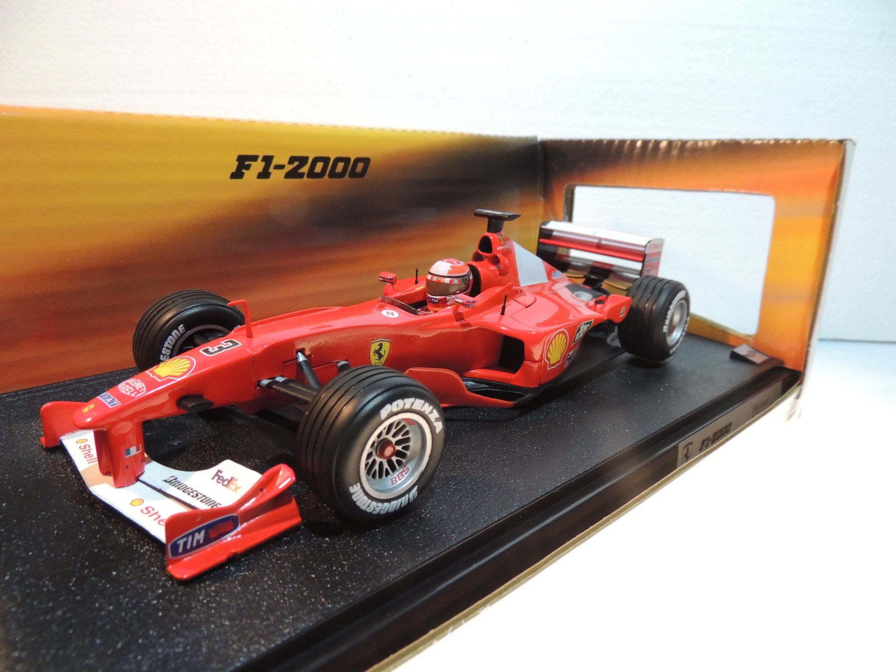 Hot Wheels Modellini d'auto: Hot Wheels Ferrari F1 2000 MSC 1:18 – Usato da Corminboeuf venduto da corbay 3