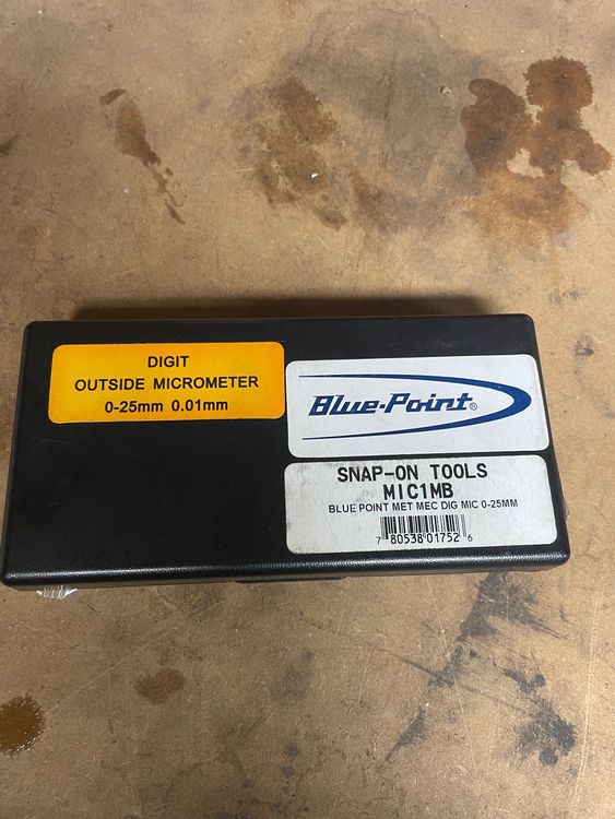 Blue Point Micrometer 025mm Snap On Digital Kult Vintage Kaufen auf Ricardo