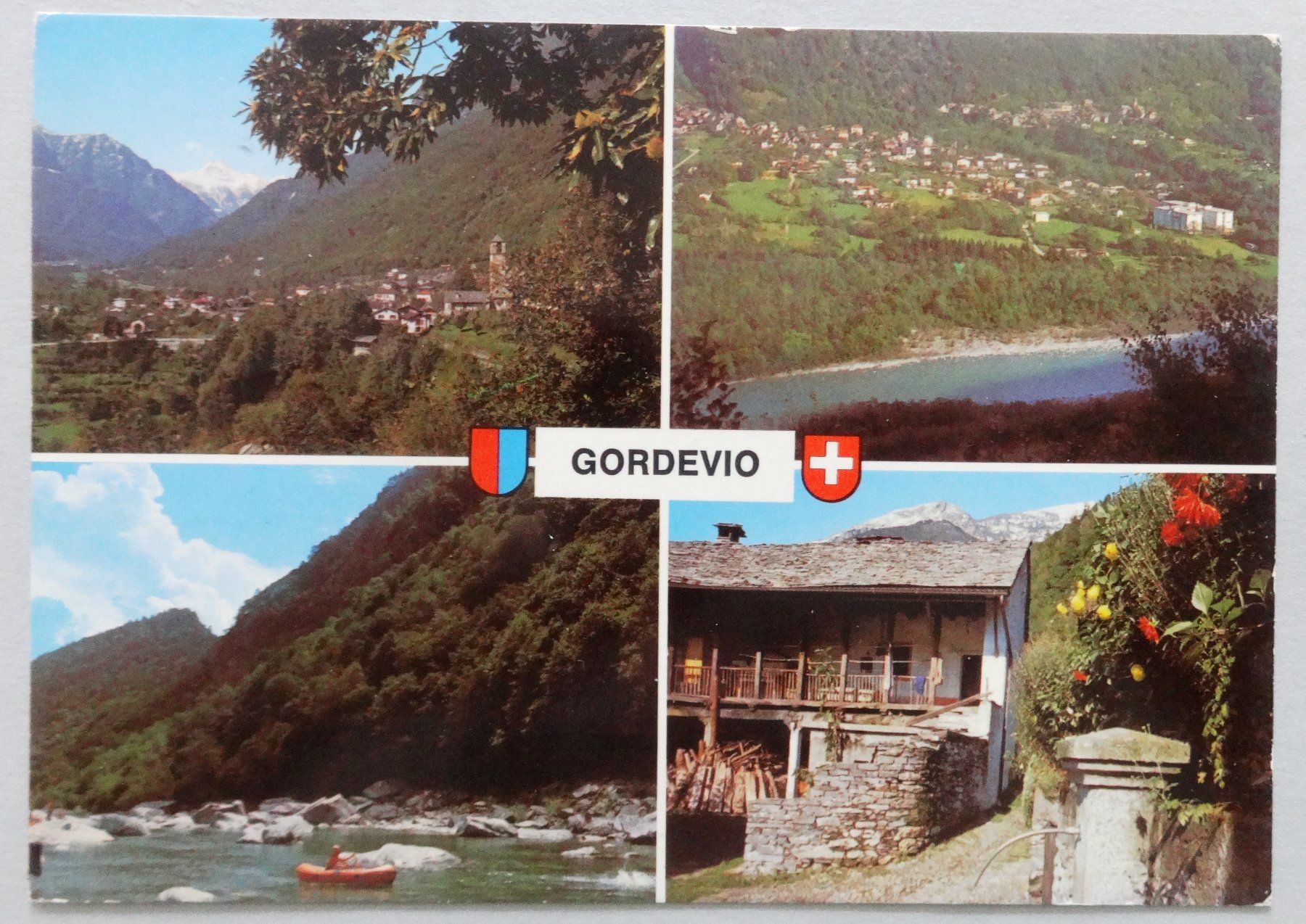 Ansichtskarten: Gordevio 312 m s.m. – Defekt aus Fétigny von Billy2miny