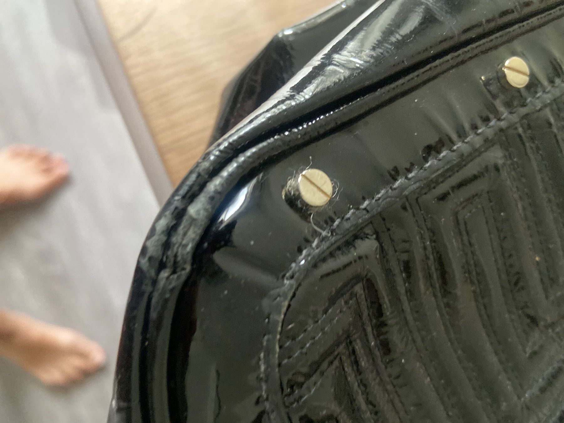 Versace Borse da donna: Sac à main Versace cuir verni – Usato da Neuchâtel venduto da sta_9pcz 4