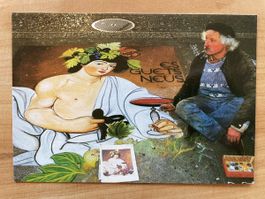 AK mit Foto und Kunst von Ueli Brunner