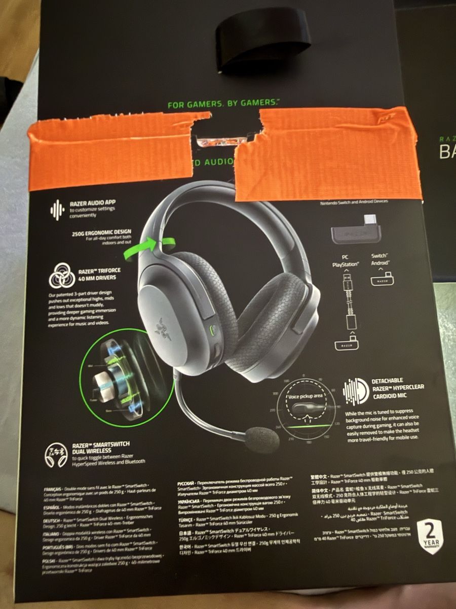 Razer Cuffie: Razer Barracuda X Kopfhoerer kabellos  – Usato da Suhr venduto da Tsmith96 1