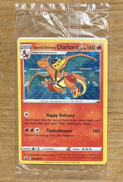 Special Delivery Charizard SWSH075 Neu & Sealed | Kaufen auf Ricardo