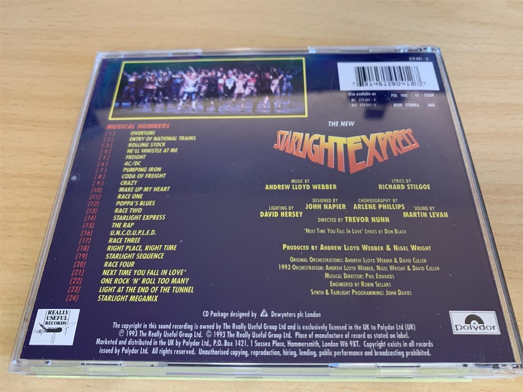 CD: Andrew Lloyd Webber – The New Starlight – Usato da Rikon im Tösstal venduto da Alpenmutz 1