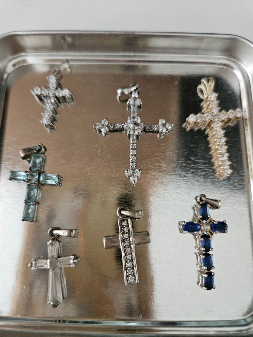Ciondoli: Kreuz Anhänger Halskette Echtsilber – Usato da Ursenbach venduto da Heha1315 1