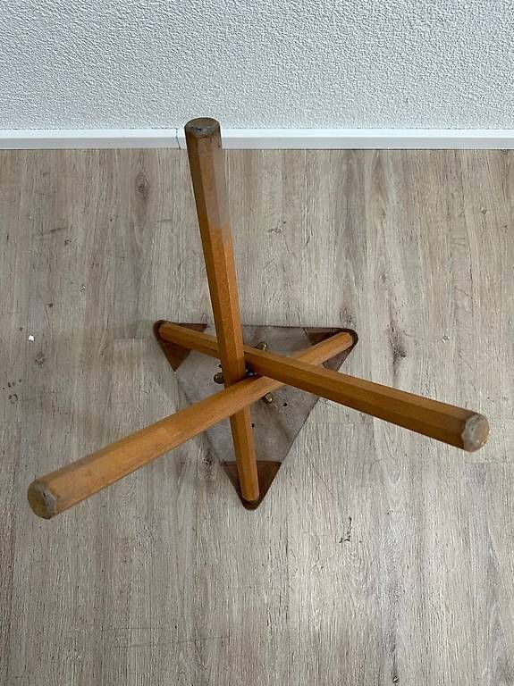 Sgabelli: Holz Klapphocker mit Leder Sitzfläche Mabef – Usato da Obernau venduto da Arche_Noah_Brocki 7