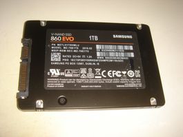 1TB ssd. Samsung 860 EVO. Details siehe Bildern.