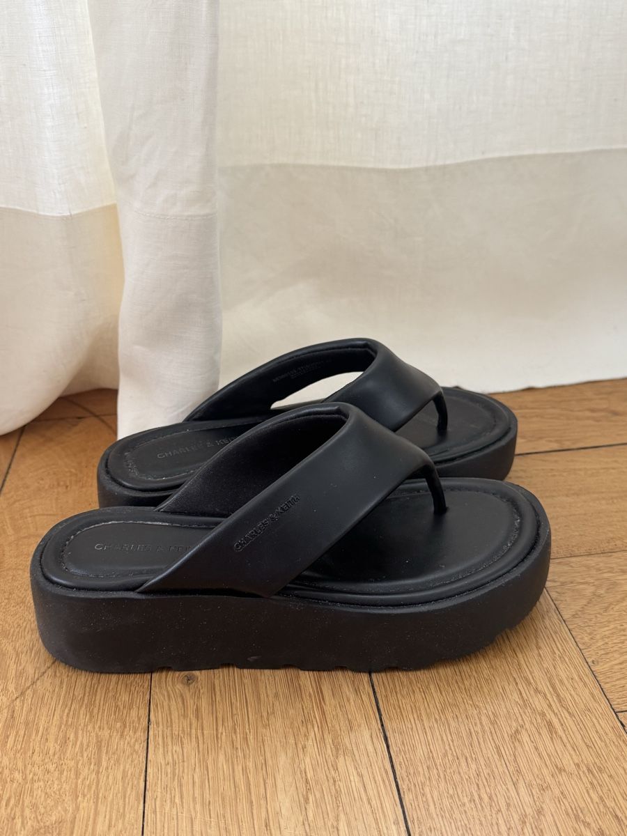 Scarpe da donna: Plateau Flipflops – Nuovo (secondo la descrizione) da basel venduto da ann_fly9 1