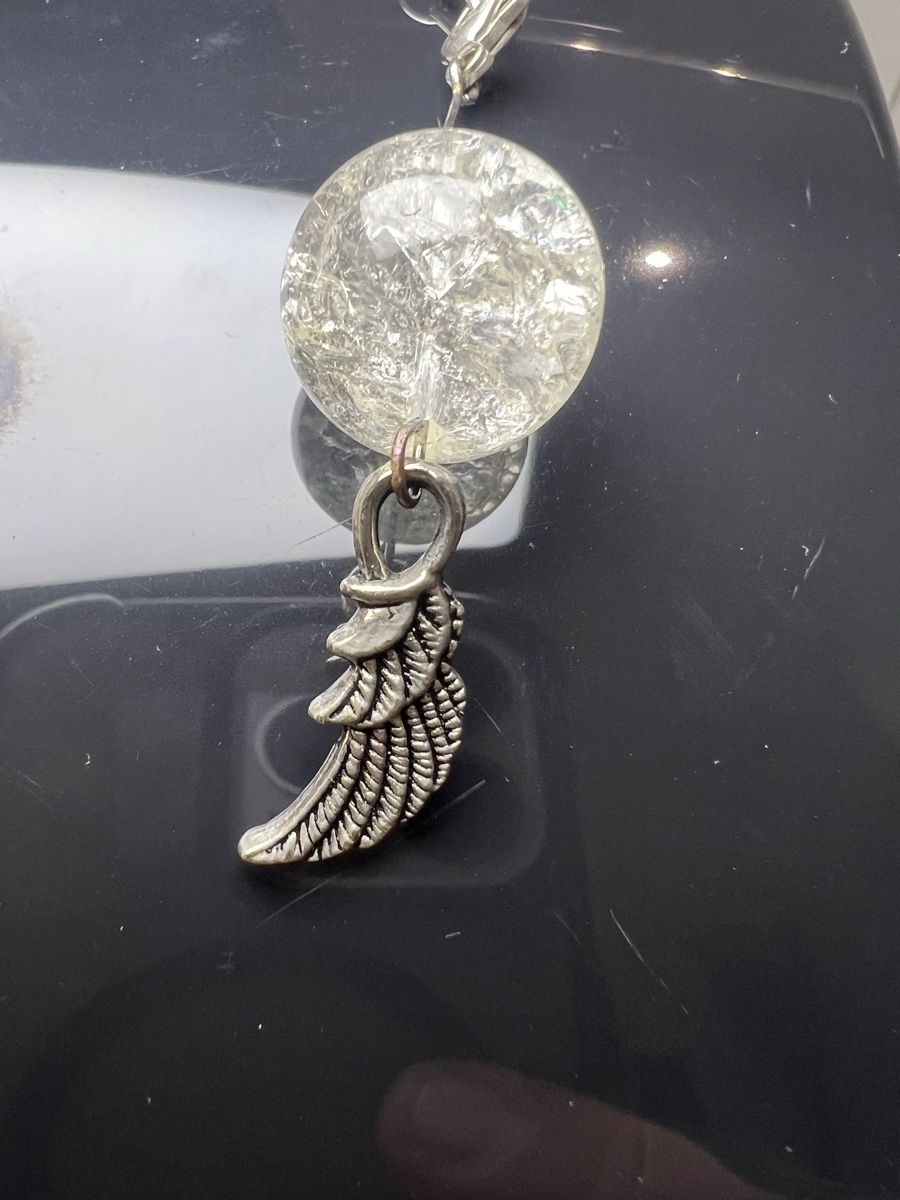 Ketten: Collier argent perle de quartz aile d'ange – Neu (gemäss Beschreibung) aus Chenens von anasantos90 6