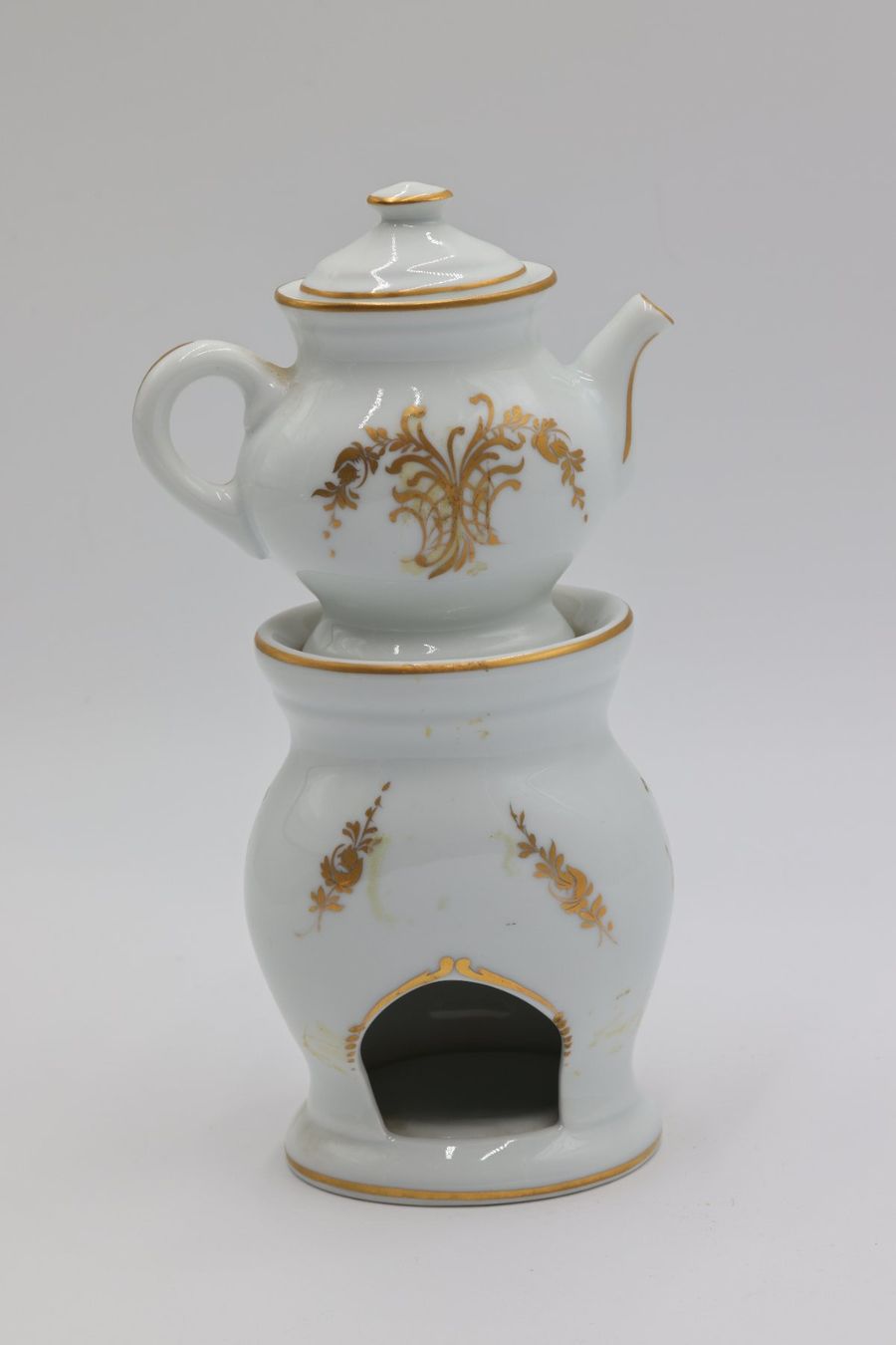 Teekannen: Théière en porcelaine – Neu (gemäss Beschreibung) aus CHENE-BOURG von Praslin 1