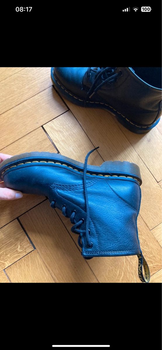 Dr. Martens Herrenschuhe: Schwarze Dr. Martens Boots, Grösse 38 – Neu (gemäss Beschreibung) aus Basel von Lizzy_01 1