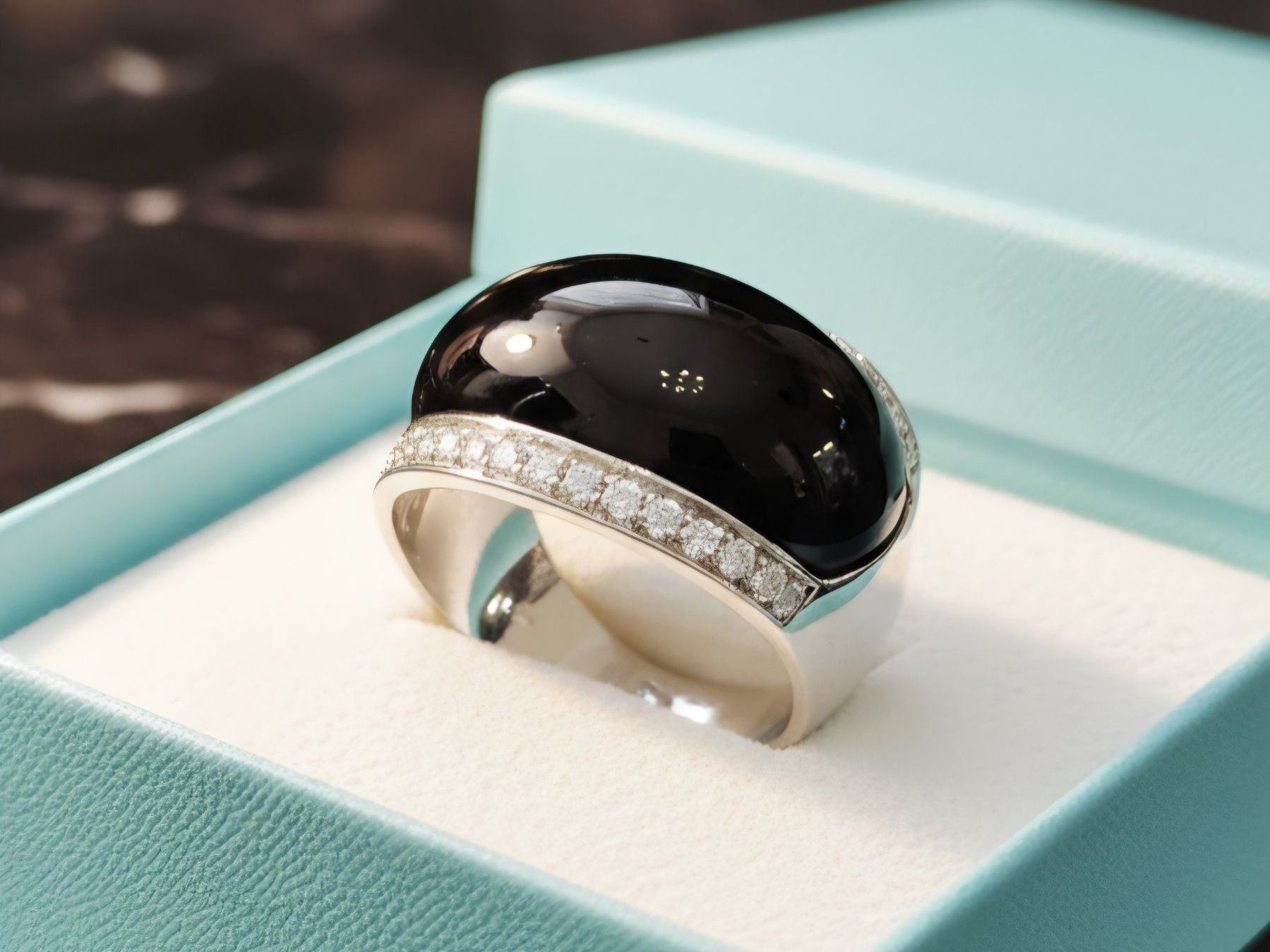 Ringe: Silberring 925 mit Onyx, Markant & Edel - NEU – Neu und originalverpackt aus Uetikon am See von Coralreef 1