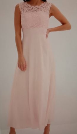 DAMEN / ABENDKLEID GRÖSSE 44 HELLROSA
