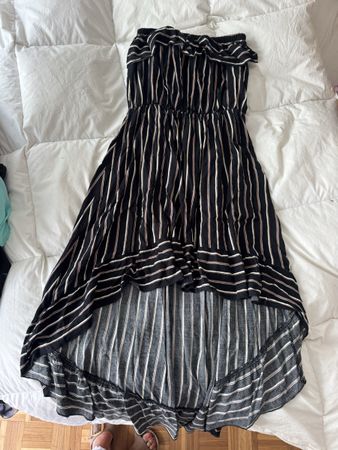 Robe d'été rayée bustier chic et légère – M-L oversized