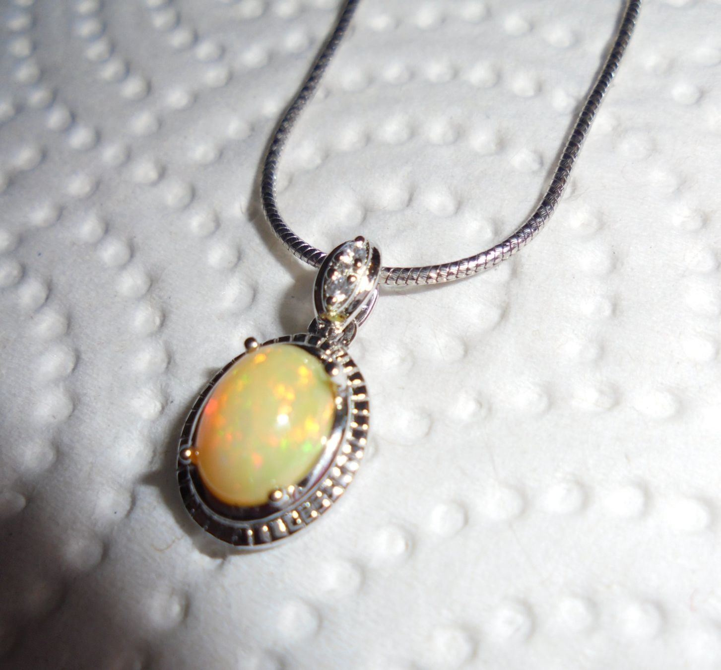 Anhänger: Echtschmuck: Welo-Opal Silberanhänger – Neu (gemäss Beschreibung) aus Zuchwil von maumauchi 6