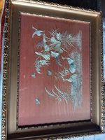 Chinesische Seidenstickerei aus der Zeit um 1900