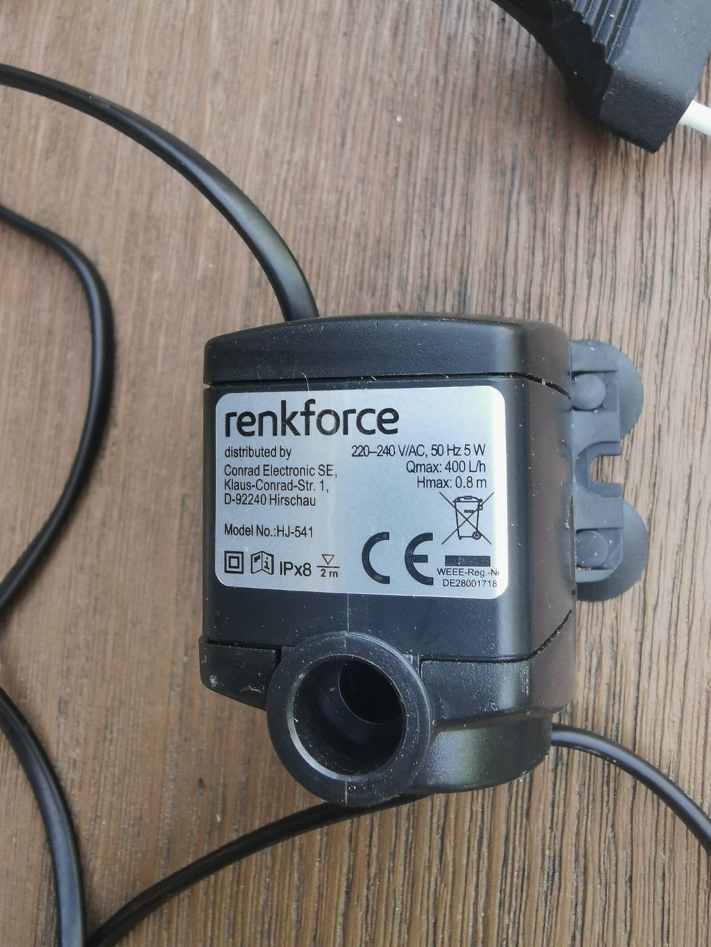 Renkforce Pompe & Parti di ricambio: Renkforce Wasserpumpe – Usato da Glattfelden venduto da sut_q8d2 1