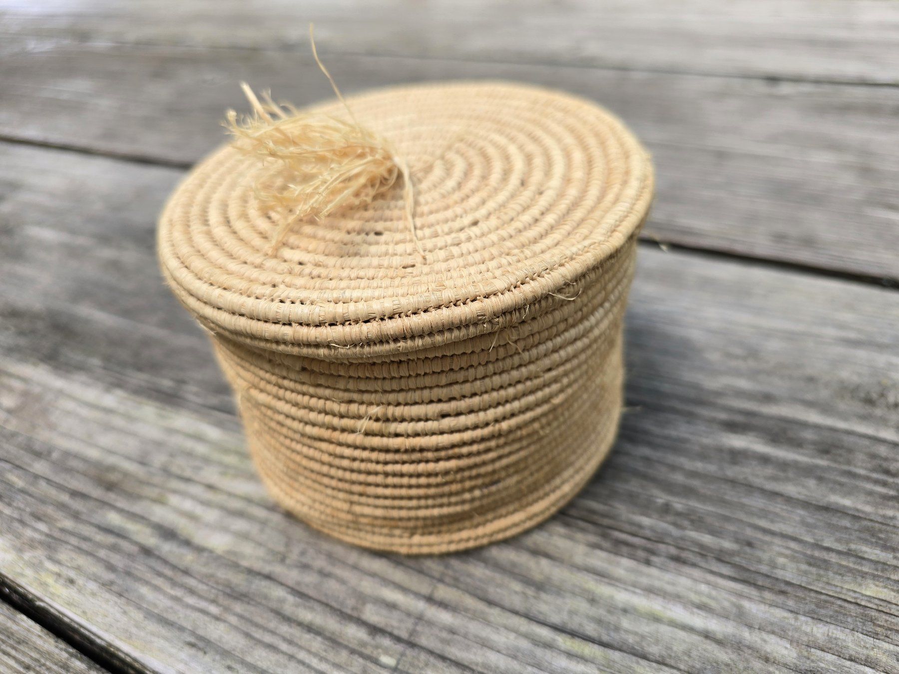 Tutte le decorazioni: Bast-Box rund (Raffia) – Nuovo (secondo la descrizione) da Romanshorn venduto da Rachacha 1