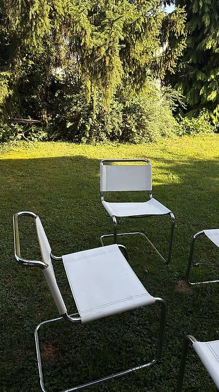 Sedie: Vintage Freischwinger aus echtem Leder – Usato da Meggen venduto da rap_cyf9 1