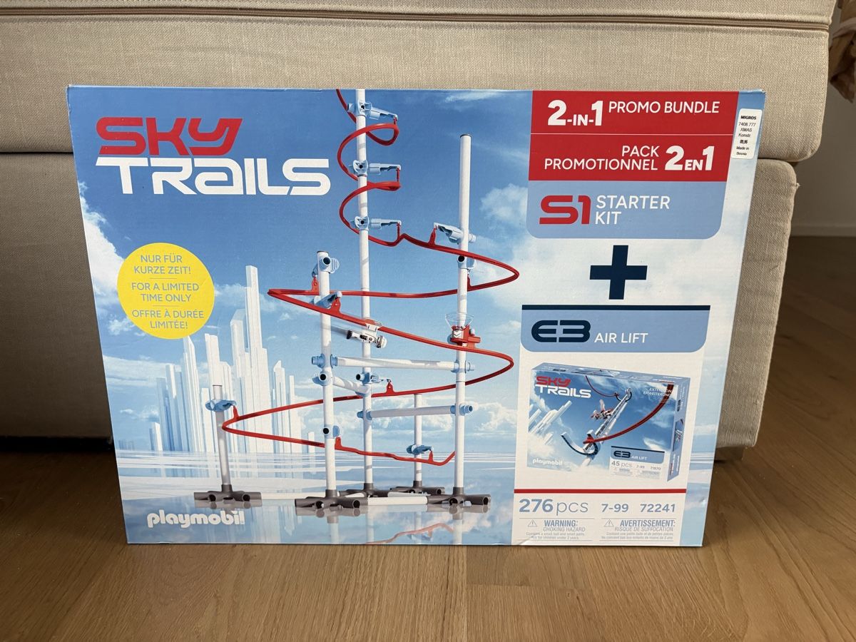 Playmobil Giocattoli: NEU Geschenkidee ab 7: Playmobil Sky Trails Kugelbahn-Set – Nuovo e nell'imballaggio originale da Schaffhausen venduto da Miorajah