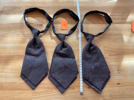 3er Set Kravatten für Fasnacht