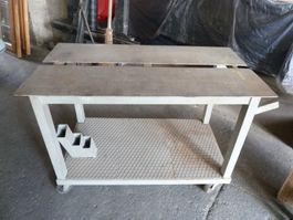 Werkstatttisch fahrbar, Table d'atelier mobile