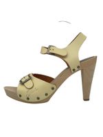 Diesel Wooden Heel Sandale mit Absatz EU 40 Beige