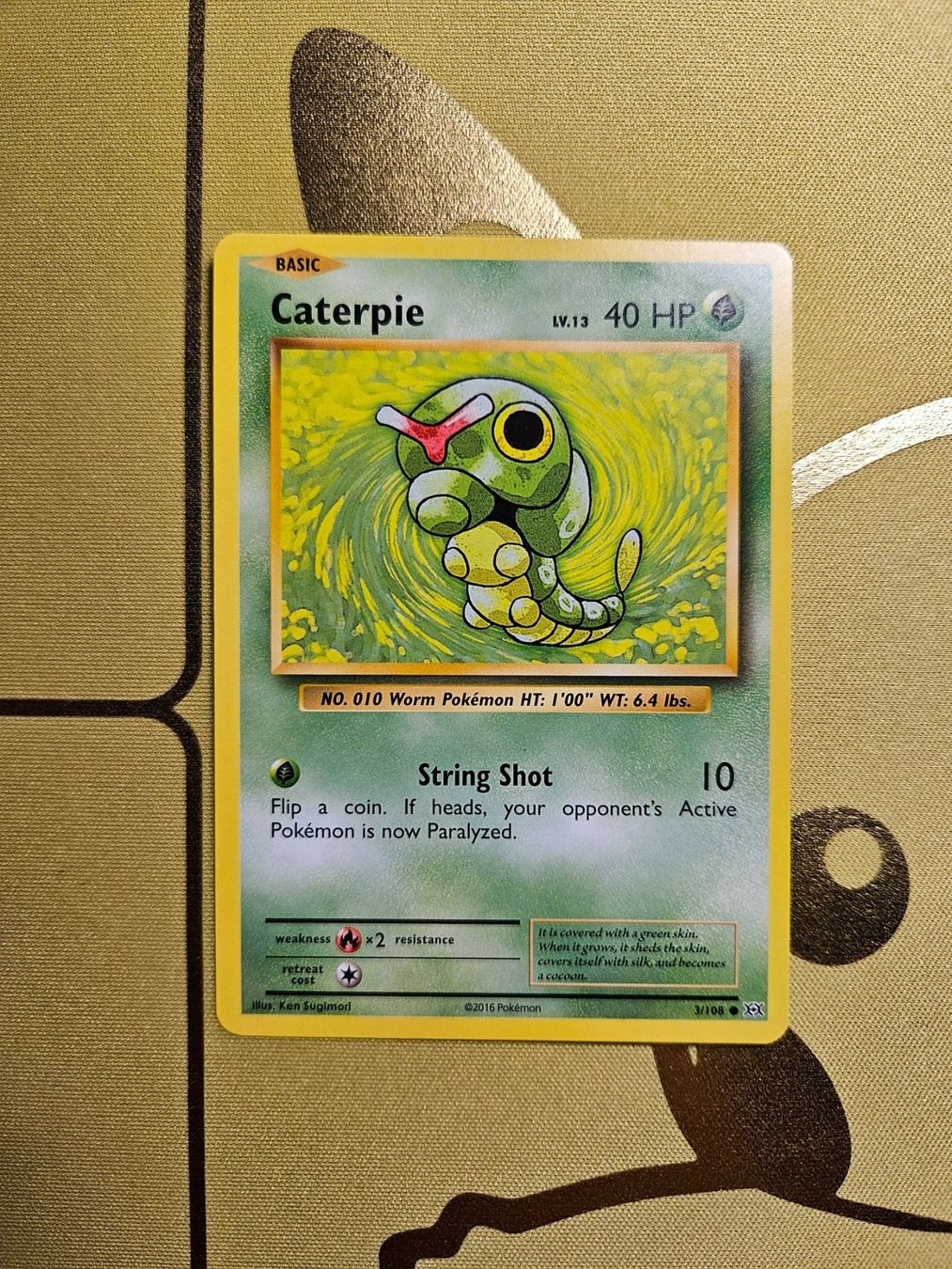 Pokémon Carte collezionabili: Evolutions - Caterpie 3/108 – Usato da Bellinzona venduto da Pokemarco
