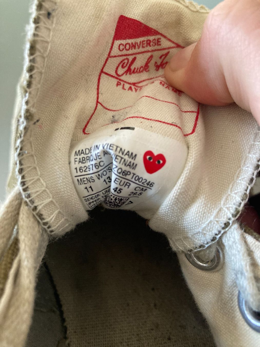 Converse Scarpe da uomo: Chaussures Converse x Comme des garçon 45 – Usato da Delémont venduto da Nico2800 7