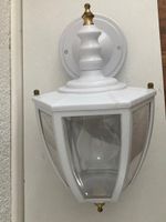 Weisse Wandlampe  Vintage Stil   Neu