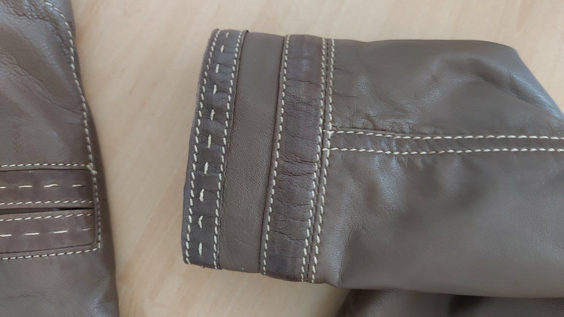 Giacche: Lederjacke, Lederblazer Braun von Steilmann – Usato da langenthal venduto da rundholz7 5