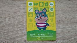 Animal Crossing amiibo Karte, Rodney / Reinhold, Nr. 146