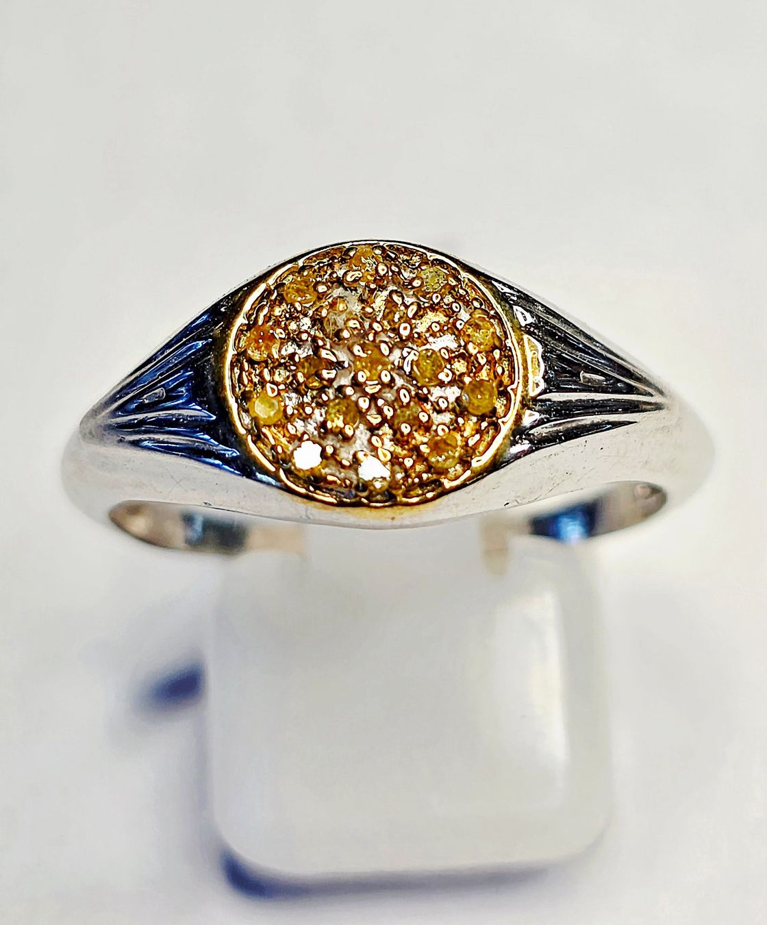 Gelbe Diamanten Fingerring in Silber (Neu (gemäss Beschreibung)) in ...