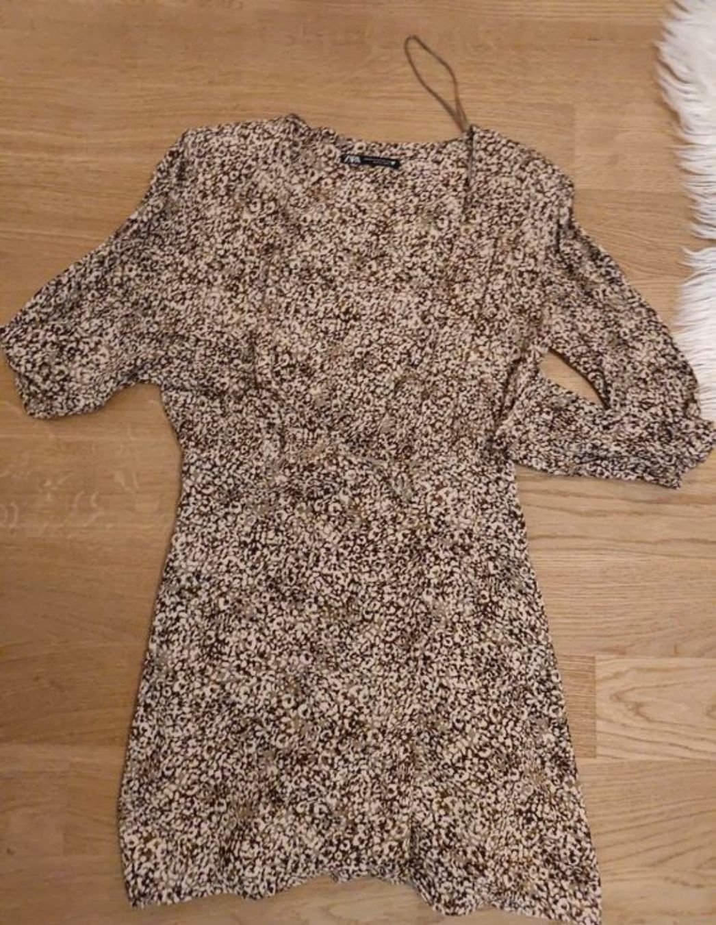 Zara Vestiti: Zara Kleid, Mini, Langarm, Grösse XS, Herbstlich gemustert – Usato da Emmen venduto da MeyselAt 2