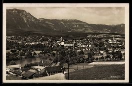 Solothurn, Stadtansicht mit Fluss und Be