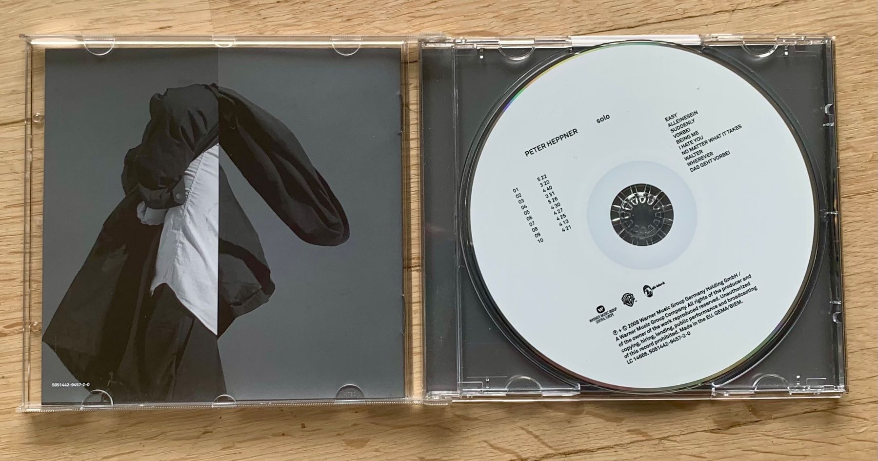 CD: Peter Heppner Solo – Usato da Zürich venduto da Fieber 1