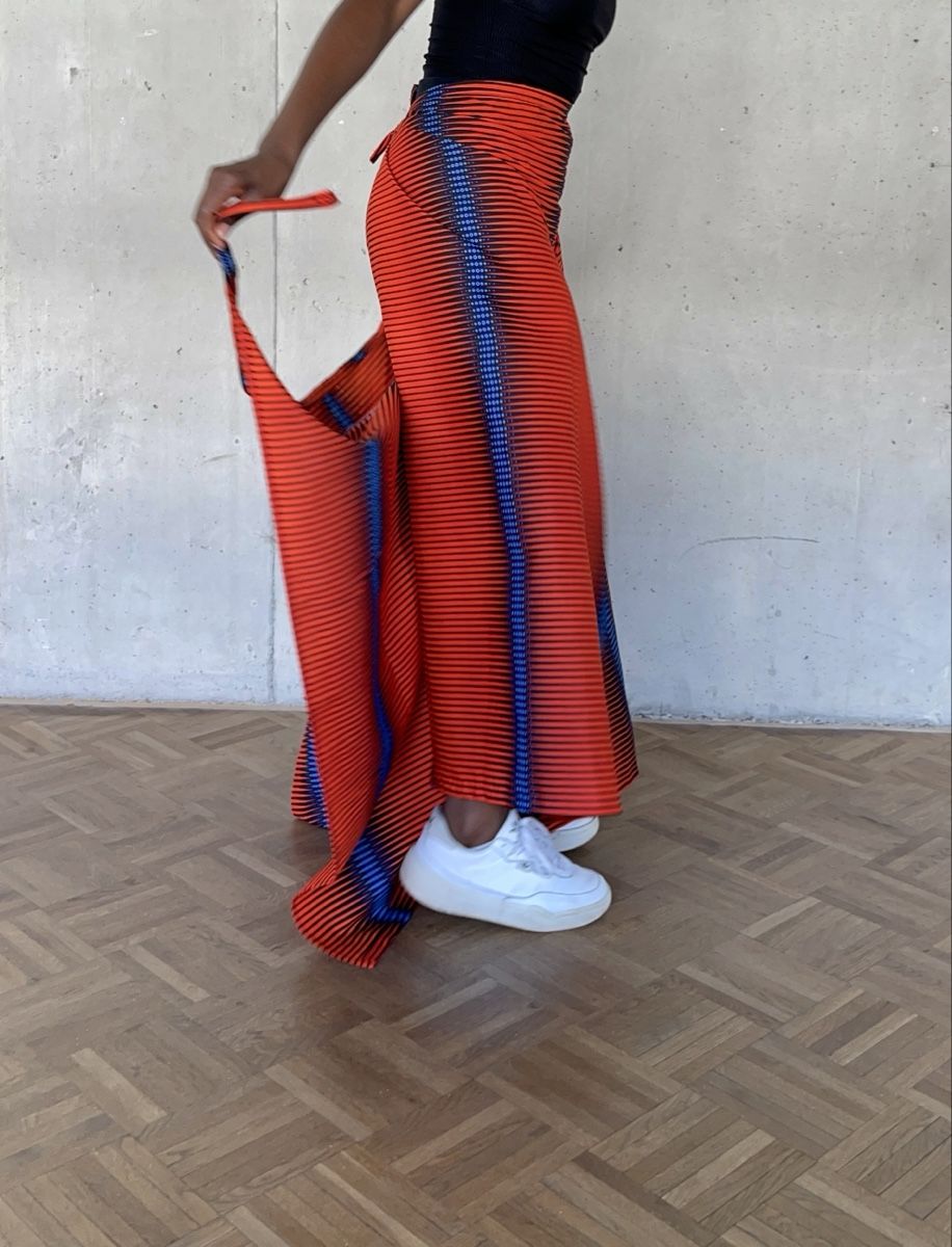 Pantaloni: Sommerliche Wickelhose | Afrikanisches Muster | Handgenäht – Nuovo e nell'imballaggio originale da Zürich venduto da rit_y22r 4