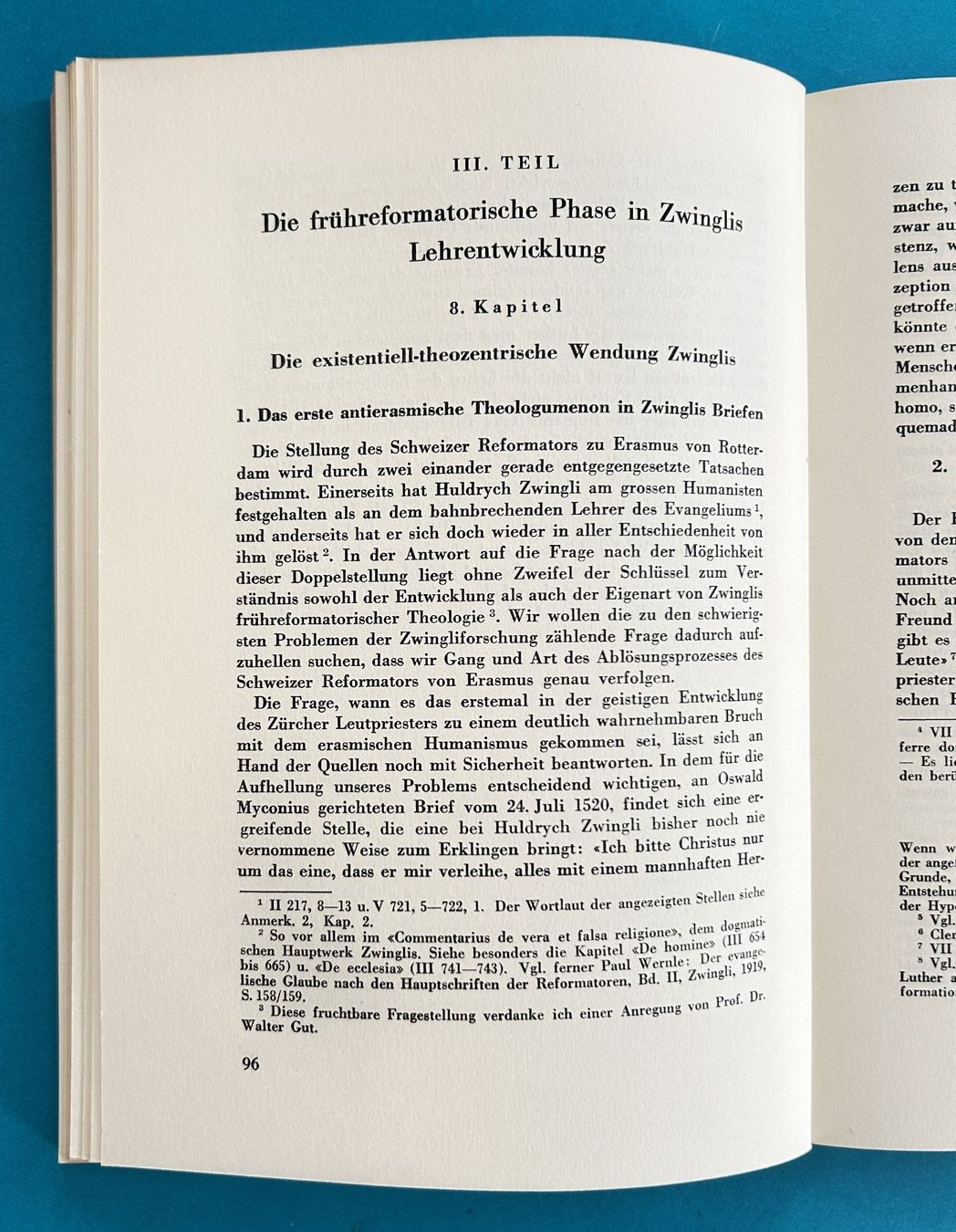 Bücher: DIE THEOLOGIE ZWINGLIS 1949 – Gebraucht aus Zürich von Domus09 5