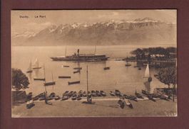 LAUSANNE - Le Port - Bateau CGN - 1909