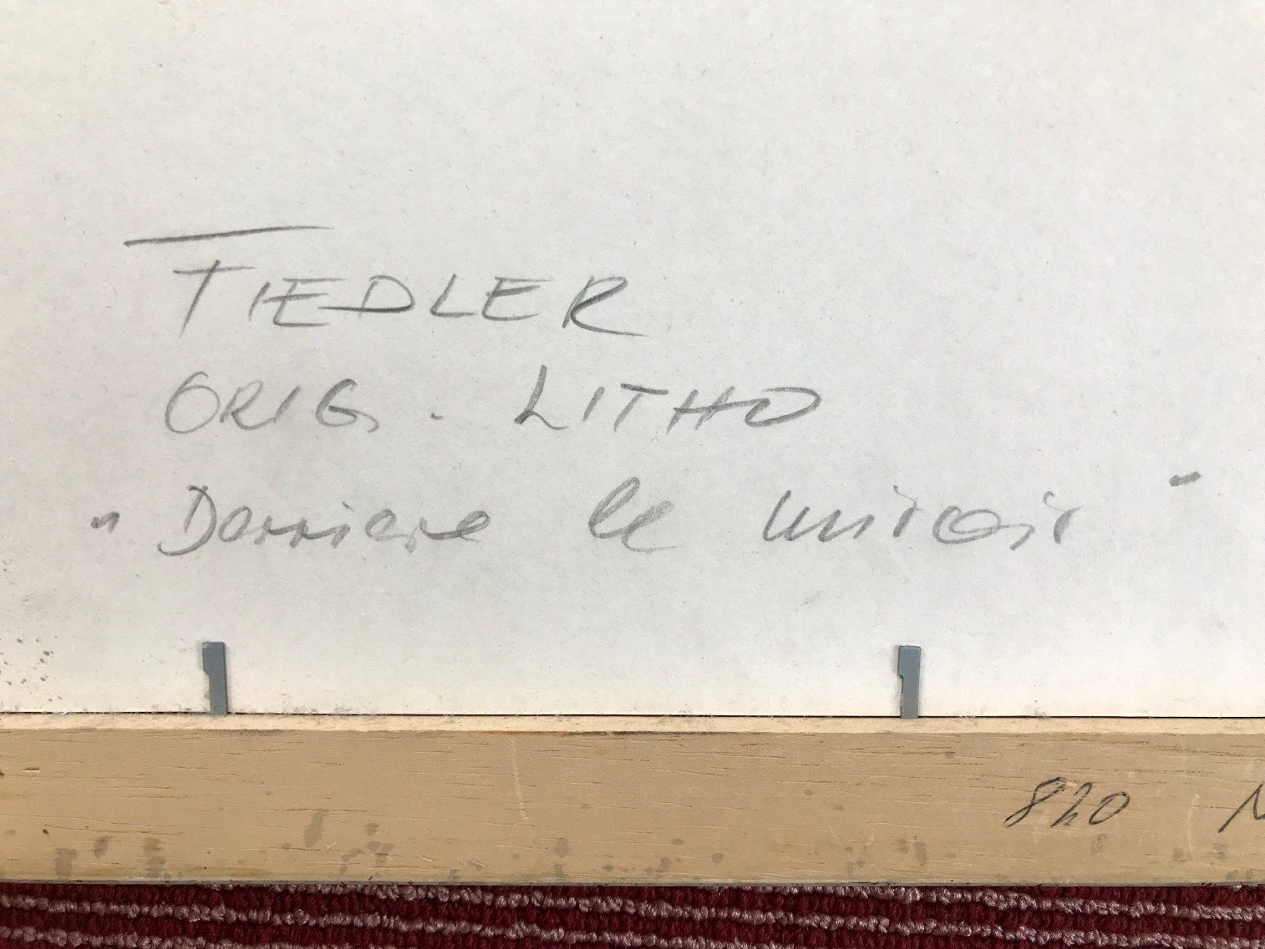 Grafica & Litografie: F. Fiedler 2, original Litho – Usato da Winterthur venduto da Tim_76 3