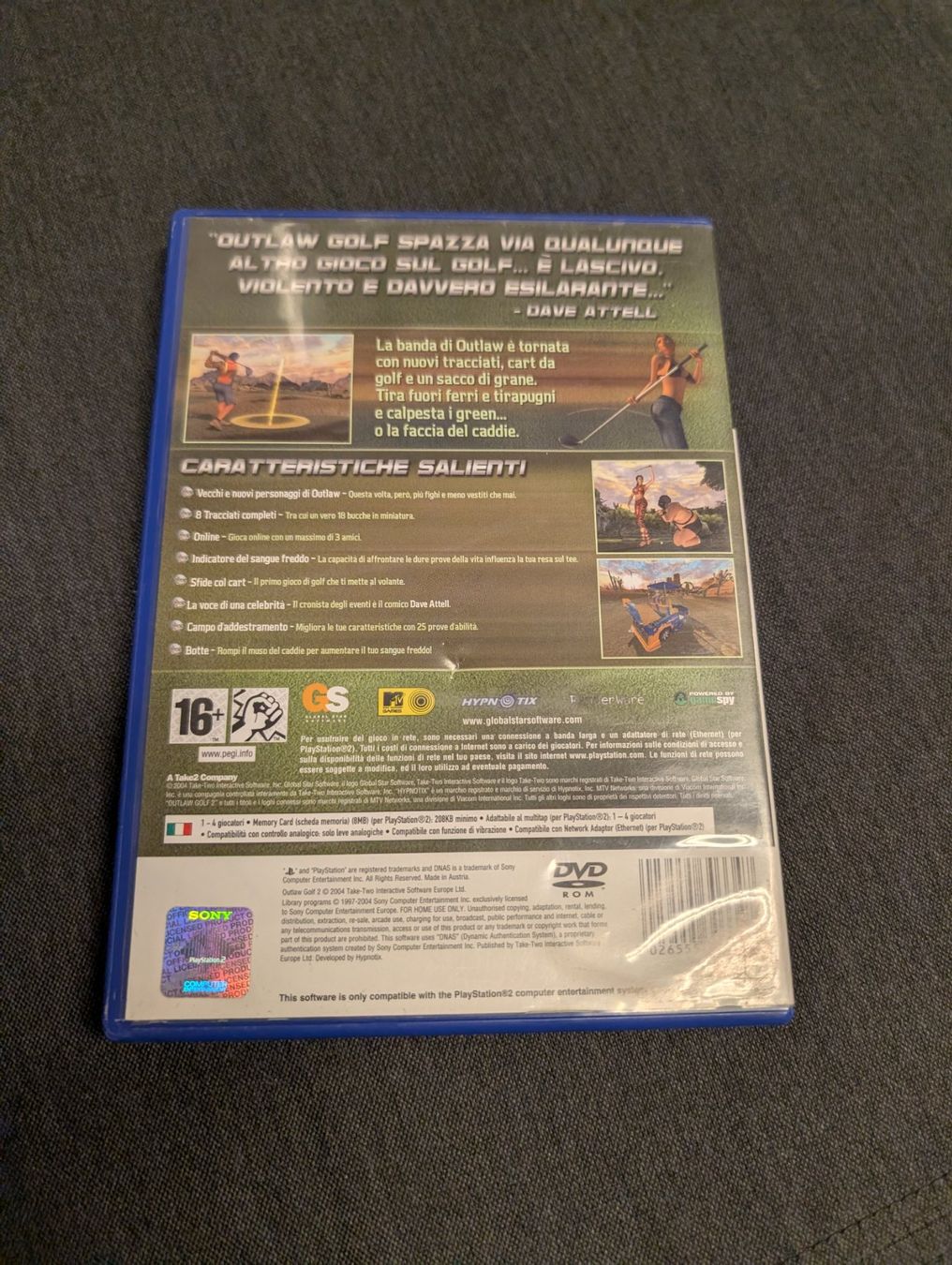 Jeux: Outlaw golf Sony playstation 2 – D'occasion à Giubiasco par Ticinerd 1